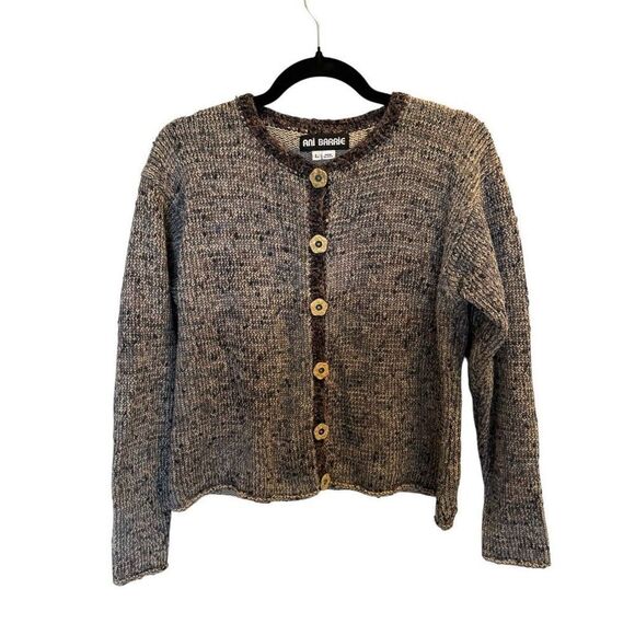 Ani Barrie long sleeved knit cardigan size large - Picture 1 of 4